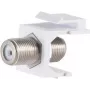 Módulo Keystone S/CONN ShiverPeaks 08-10071-10 plano prateado branco conector fêmea F