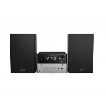 Sistema de áudio doméstico Philips TAM3205M2 micro-sistema de áudio doméstico 20 W preto, prateado
