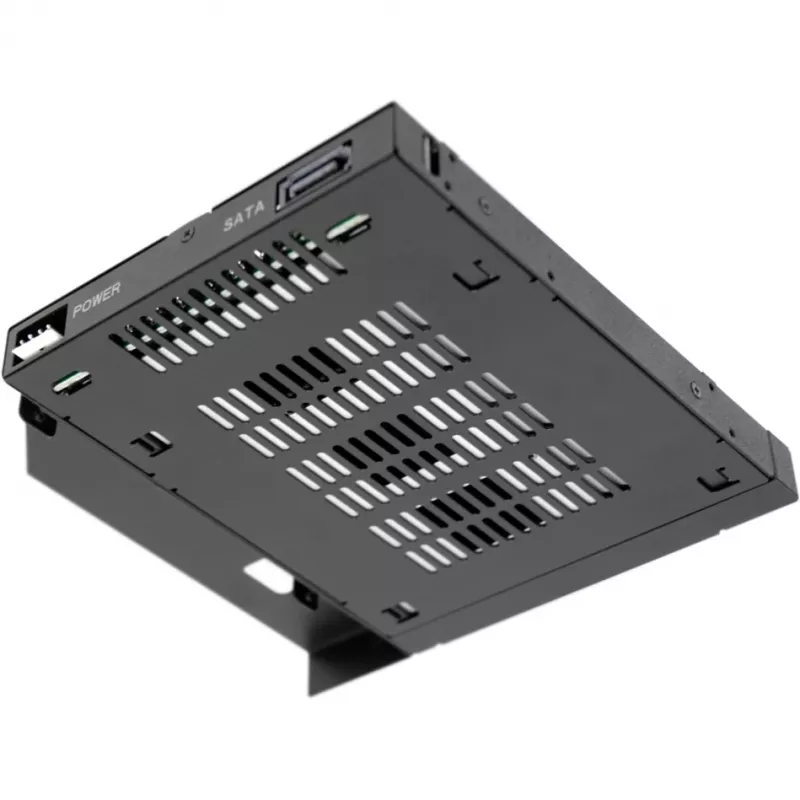 ICY Dock ToughArmor MB411SPO-1B - adaptador de baía de disco - 13,30cm (5,25) Slim Line para 2.5 (13,3 cm Slim Line para 6,4 cm) - preto (MB411SPO-1B)