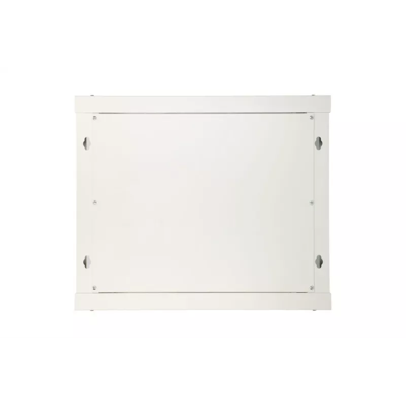 Armário Rackmount Extralink 12U 600x450 ASP cinzento montado na parede, porta metálica