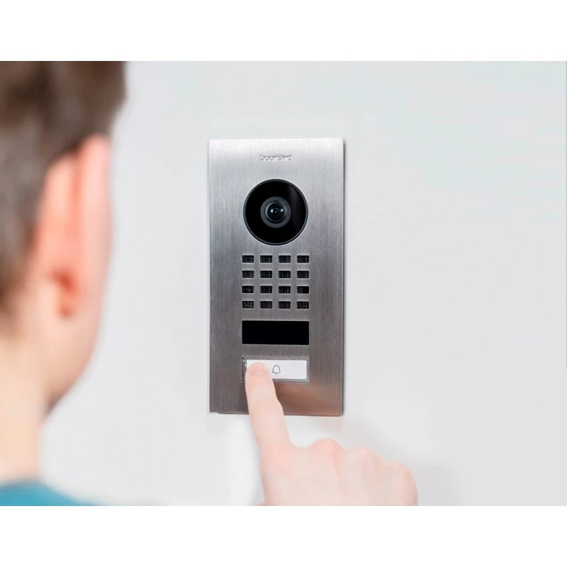 Intercomunicador de vídeo DoorBird D1101V aço inoxidável 1080p IR