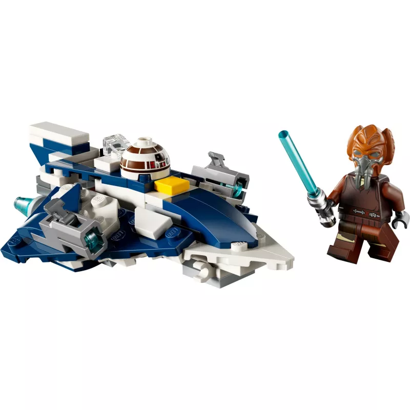 LEGO Microfighter Star Wars Plo Koons Jedi Starfighter 75400 — 89 peças, 1 minifigura, idade 6+