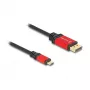 DeLOCK Cabo USB-C para DisplayPort 8K 30Hz HDR 1m Vermelho