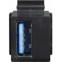 Módulo keystone USB-A 3.0 fêmea para USB-A 3.0 fêmea, LogiLink® [NK0015B] (NK0015B)
