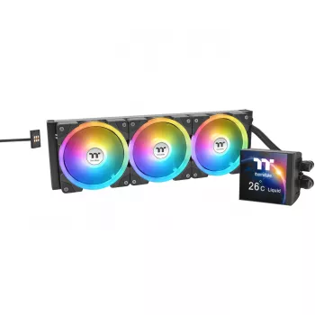 Refrigeração líquida AIO para CPU THERMALTAKE MAGFloe 360 Ultra — radiador de 360 mm, ventoinhas RGB