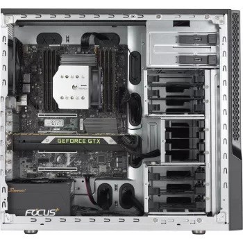 Caixa de computador Supermicro SuperChassis GS5A-754K Midi Tower preto, cinzento