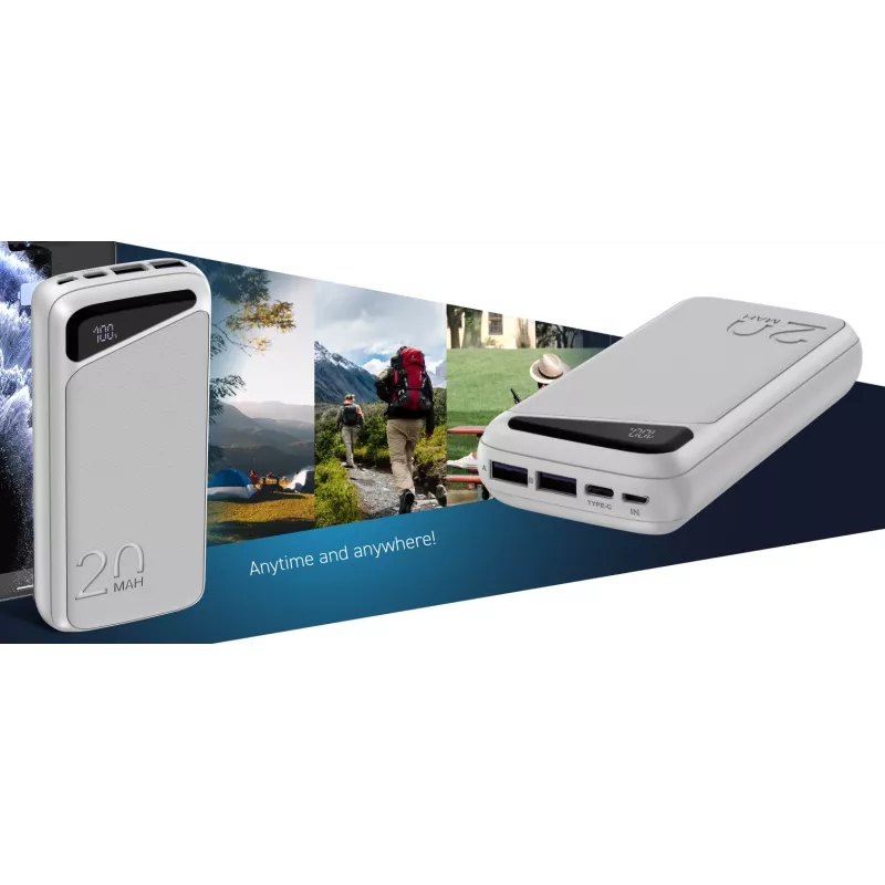 Powerbank portátil Navitel PWR20 MX BRANCO 20000 mAh