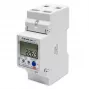 Contador de consumo de energia eletrónico monofásico Qoltec 50882 para calha DIN | Wi-Fi | TUYA | 230V | LCD