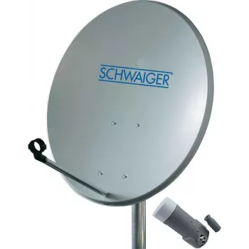 Sistema de TV por satélite SCHWAIGER SPI5500SET1 para 1 participante, conjunto de antena parabólica sem recetor