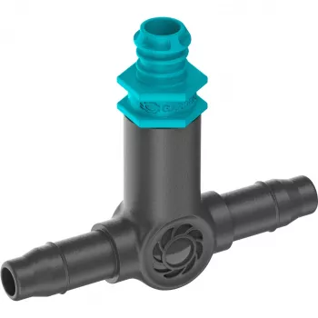 Gotejador de rega Gardena 13317-20 2 l/h preto montagem em linha