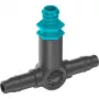 Gotejador de rega Gardena 13317-20 2 l/h preto montagem em linha