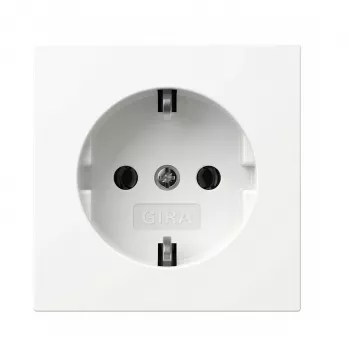 Tomada Schuko Gira 418870 encastrar, branco puro