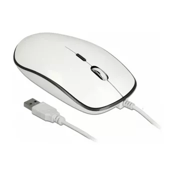 Rato DeLOCK 12532 escritório ambidestro USB Type-A ótico 3200 DPI