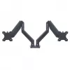 Suporte de mesa para monitor ART RAMM UM-116 para 2 monitores 13–32 polegadas, suporte de braço duplo ajustável em altura