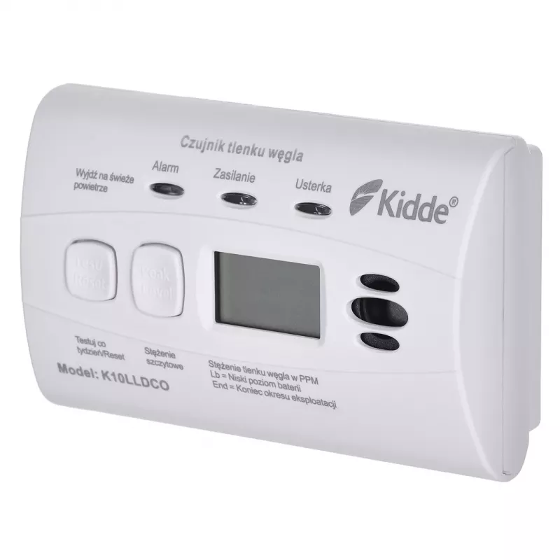 K10LLDCO KIDDE Detetor de monóxido de carbono e monóxido de carbono
