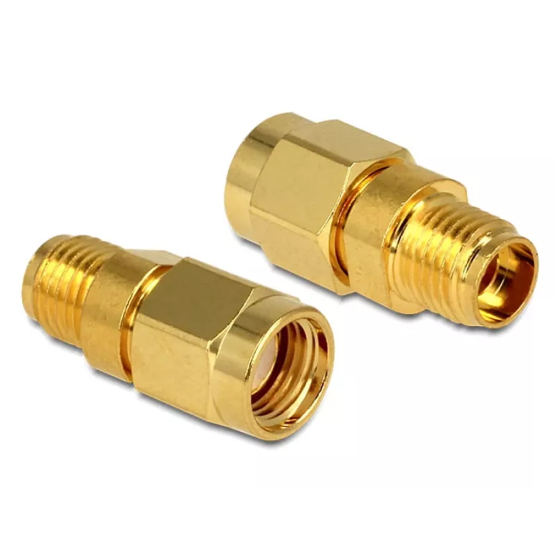 Adaptador de RF DeLOCK - RP-SMA (M) - para - SMA (F) (88728)