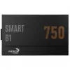 Fonte de alimentação AeroCool Smart B1 80 PLUS Bronze, PCIe 5.1, ATX 3.1 – 750 Watt, preta