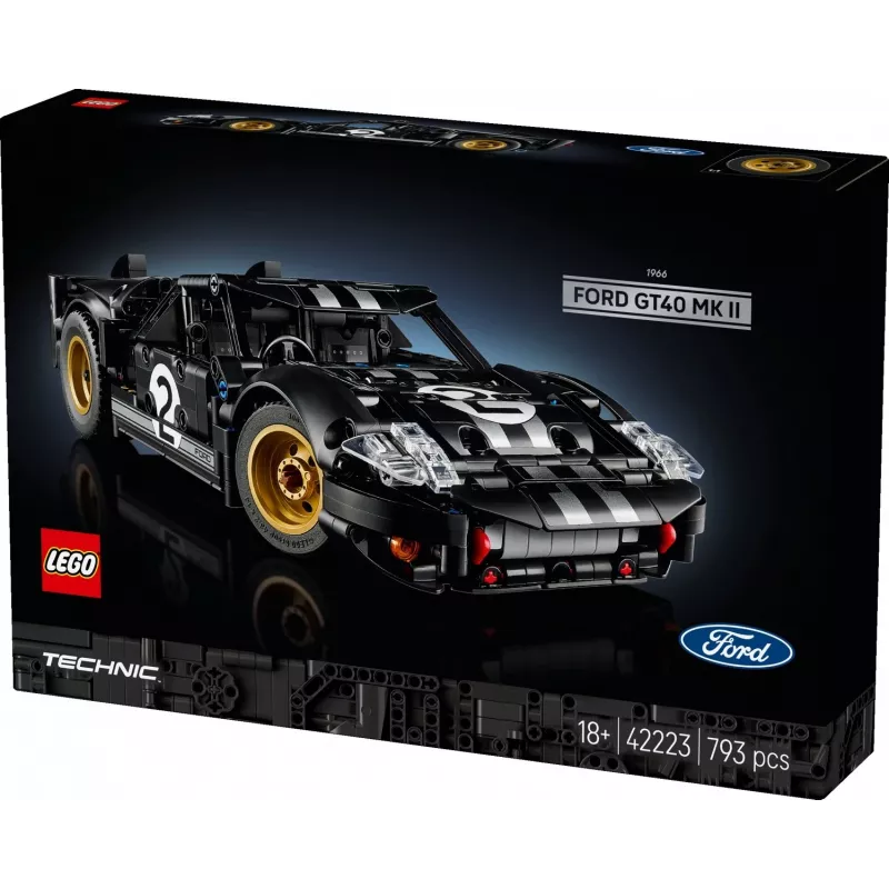 LEGO TECHNIC 42223 1966 Ford GT40 MKII carro de corrida