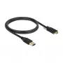 Cabo USB DeLOCK 83718 USB 3.2 Gen 2 1m USB A USB C preto