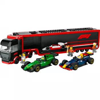 LEGO CITY 60445 F1 - Camião com carros RB20 e AMR24 F1