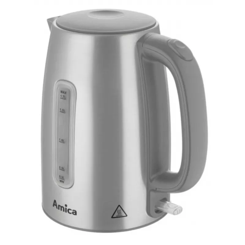 Chaleira elétrica AMICA 1,7 l 2200 W aço inoxidável