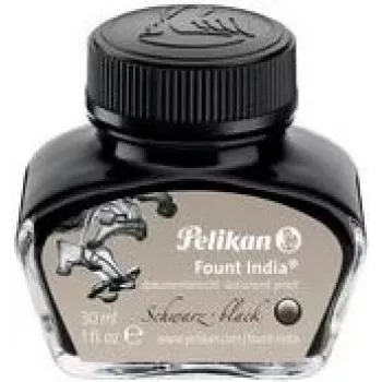 Pelikan Fount India - preto - 30 ml - 1 unid. - preto - cinzento - Alemanha (221143)