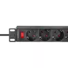Régua de tomadas LogiLink 25,40 cm (10