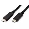 Cabo ROLINE USB3.2Gen2 PD 20V5A Type-C-C ST/ST 0,5 m - Cabo - Digital/Dados - 0,5 m (11.99.9057)