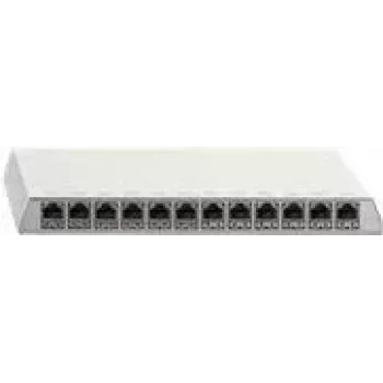Patch panel Rutenbeck PP-ClassEA iso-12 Ap 12x RJ-45 branco puro