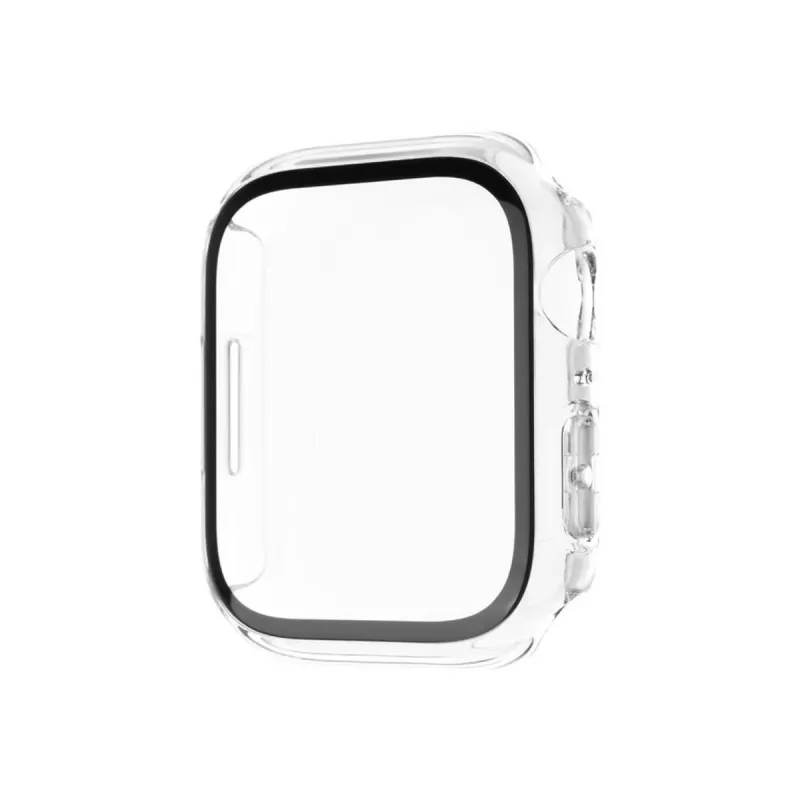 Capa protetora FIXED Fixed Pure para Apple Watch 46mm Transparente com vidro temperado