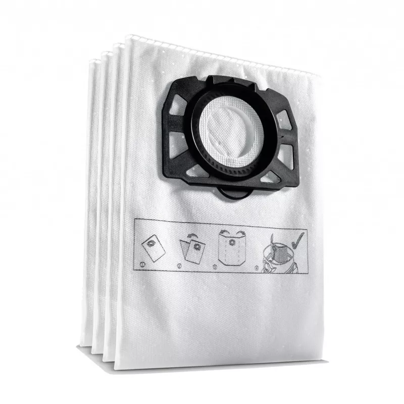 Sacos de filtro Karcher para aspiradores de água e pó MV4 20L, pack de 4