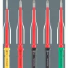 Wera Kraftform Kompakt VDE aço inoxidável 17 conjunto de chaves de fendas extra finas (05006631001)