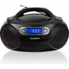 Boombox FM PLL CD/MP3/USB/AUX/Relógio/Alarme