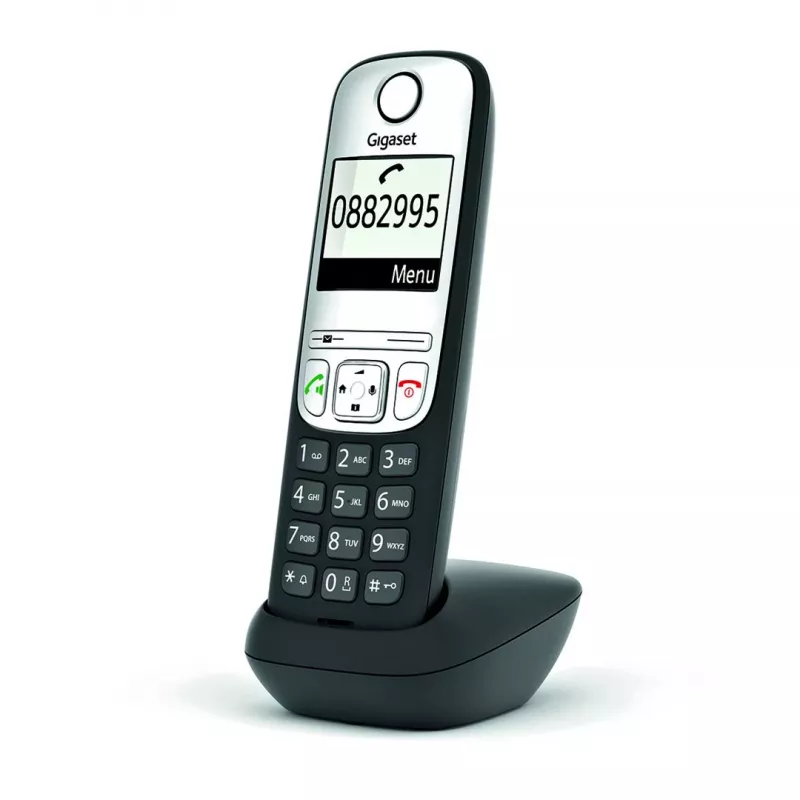 Telefone analógico/DECT Gigaset A690HX identificação de chamadas preto, prateado