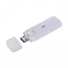 Modem USB móvel ZTE MF833N, formato USB portátil, 4G LTE-FDD/TDD até 150 Mbit/s, suporte HSUPA/2G, slot microSD, branco