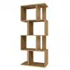 Estante FIESTA 4P 59,5x30x140 cm, carvalho Artisan