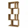 Estante FIESTA 4P 59,5x30x140 cm, carvalho Artisan