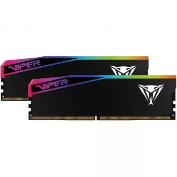 Memória RAM PATRIOT DDR5 PC6400 32GB 2x16 Viper Elite 5 Ultra RGB CL32