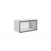 Armário de arrumação aberto Cama ROCO RO4 75/37/37 branco/preto