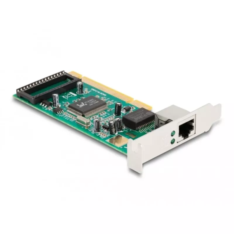 Placa PCI DeLOCK para 1 x RJ45 Gigabit LAN RTL Full-Height Low-Profile