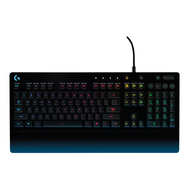 Teclado gaming Logitech G G213 Prodigy RGB LED Tamanho completo Com fios