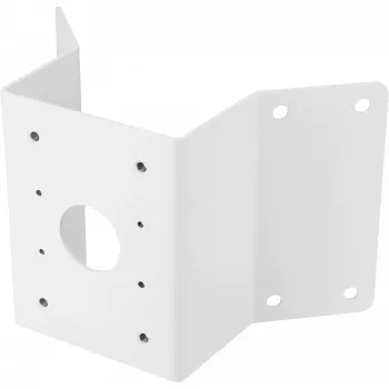 Suporte de canto - para câmaras Hanwha Techwin - exterior - alumínio - branco