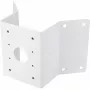 Suporte de canto - para câmaras Hanwha Techwin - exterior - alumínio - branco