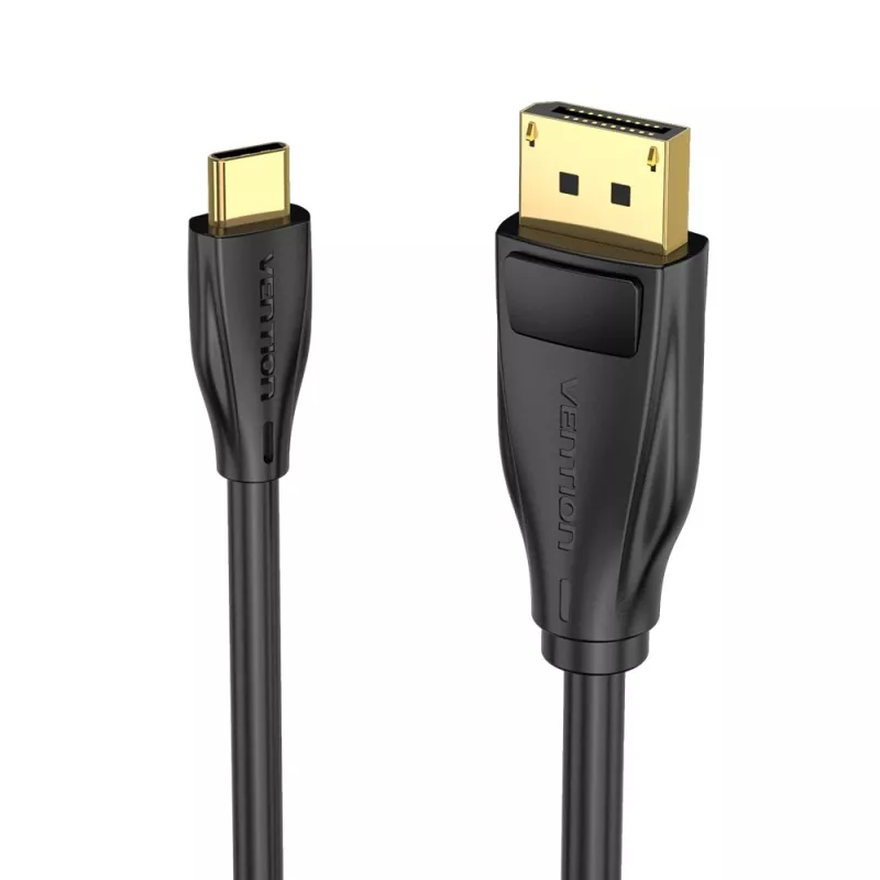 Cabo Vention USB-C para DisplayPort 8K 2 m, USB Type-C para DP, preto