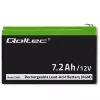 Bateria AGM Qoltec 53062 | 12V | 7,2 Ah | máx. 108A