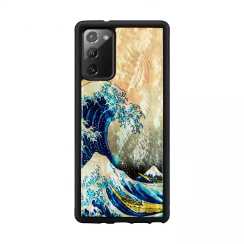 Capa de proteção iKins para Samsung Galaxy Note 20 com design Great Wave