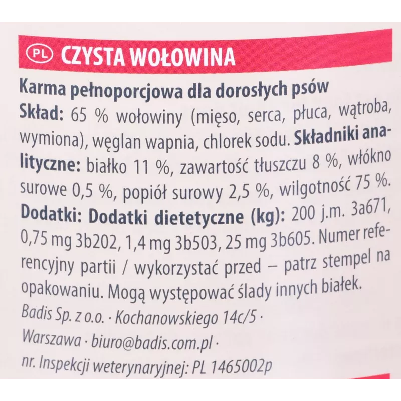 ANIMONDA GranCarno Adult Single Protein Vaca - comida húmida para cães - 800 g