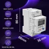 Contador de energia QOLTEC monofásico calha DIN 230V (MPN 50979)