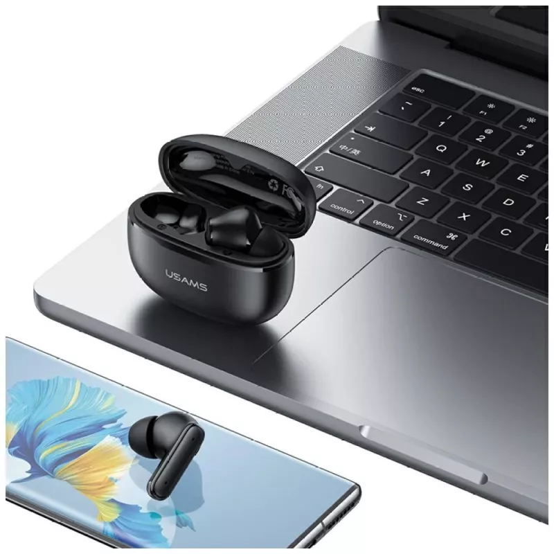 Auscultadores Bluetooth Usams E05 TWS preto