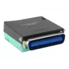 Servidor de impressão paralelo LevelOne, preto, verde, atividade, link, energia, estado, Taiwan, Ethernet LAN, IEEE 802.3, IEEE 802.3u, 10,100 Mbit/s